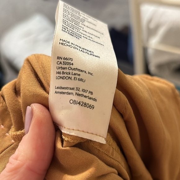 Anthropologie Honey Wide  Leg Cotton Blend Trousers - Picture 9 of 11